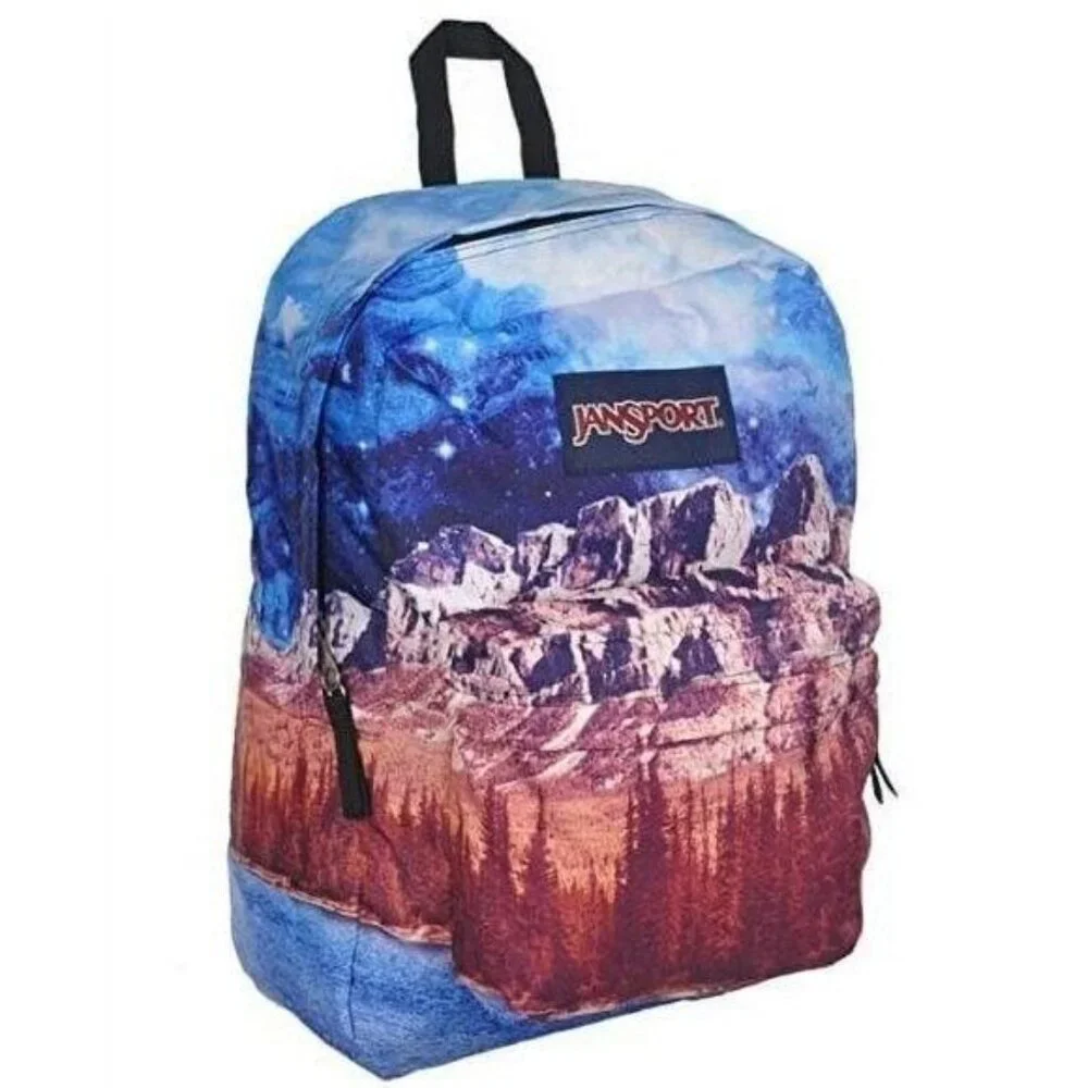 JanSport Unisex High Stakes Multi Agate Skies Backpack School Bag Rucksack